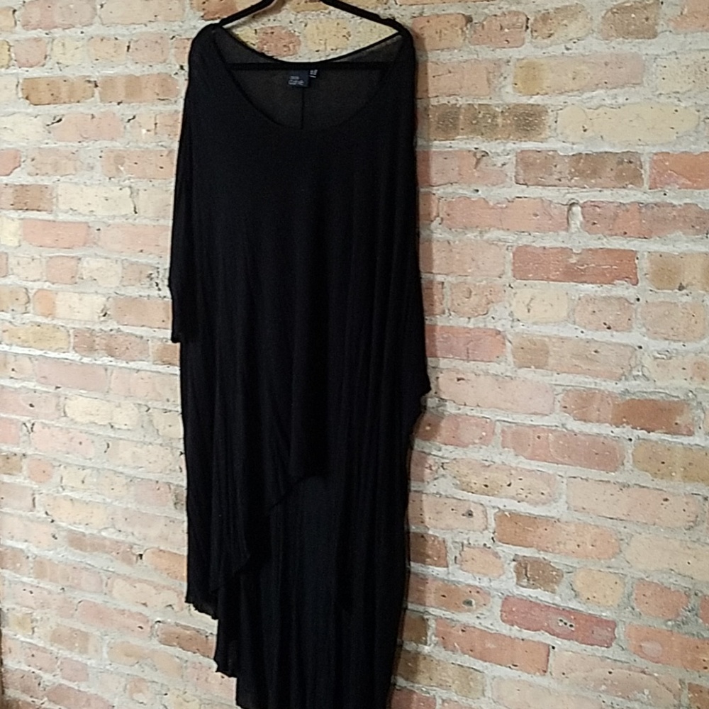 NIP - Asos Curve Black Jersey Top with Dip - 22US